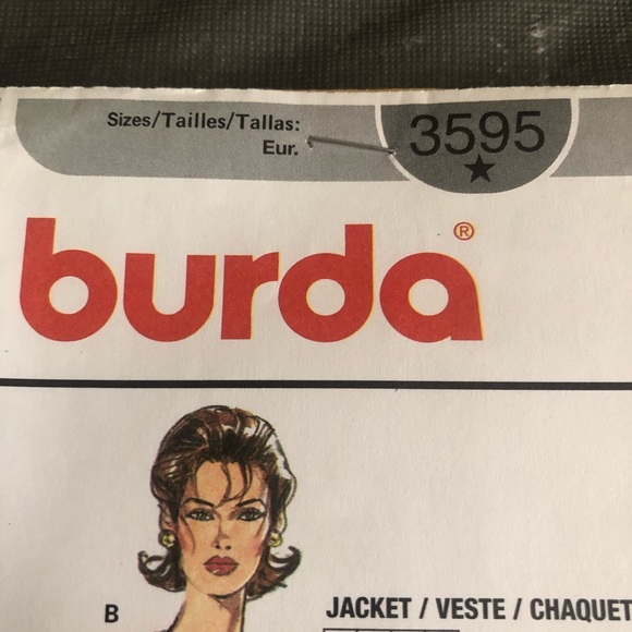 Burda 3596 Sewing Pattern for Jackets - 8 to 18- uncut - Picture 4 of 8